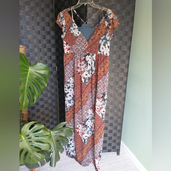 BCBG generation patchwork print maxi dress - Picture 9 of 11